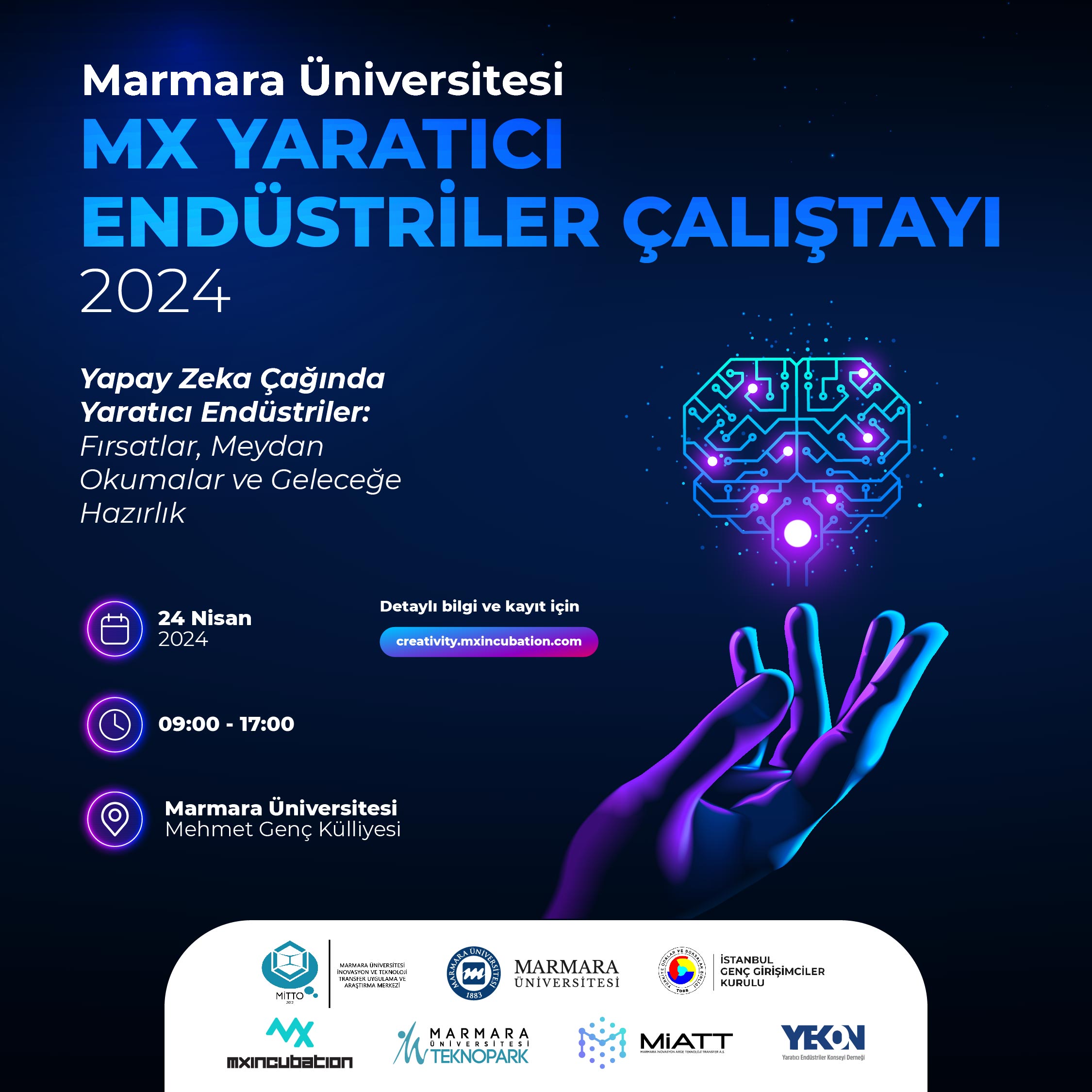 Marmara Üniversitesi Mx Yaratıcı Endüstriler Çalıştayı 2024 